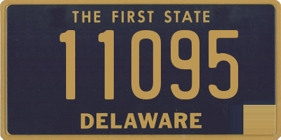 DE license plate 11095