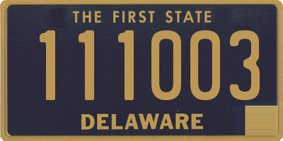 DE license plate 111003