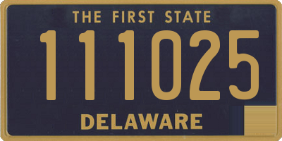 DE license plate 111025