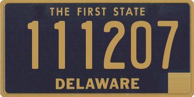 DE license plate 111207