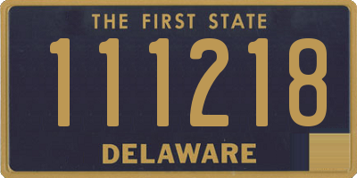 DE license plate 111218