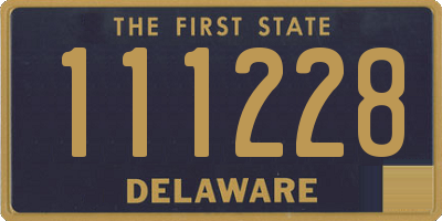 DE license plate 111228