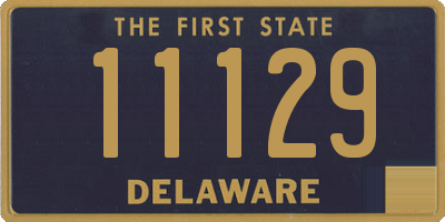 DE license plate 11129