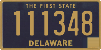 DE license plate 111348