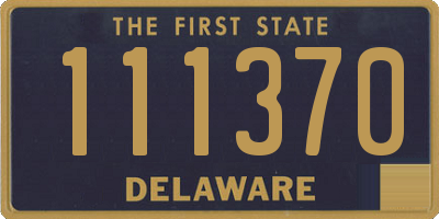 DE license plate 111370