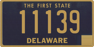 DE license plate 11139