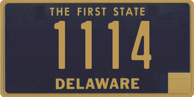 DE license plate 1114