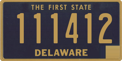 DE license plate 111412