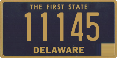 DE license plate 11145