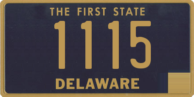 DE license plate 1115