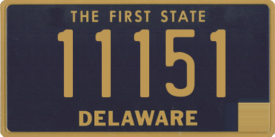 DE license plate 11151