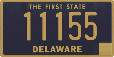 DE license plate 11155