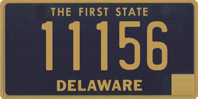 DE license plate 11156