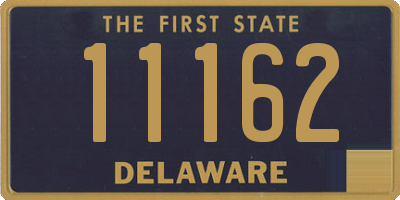 DE license plate 11162