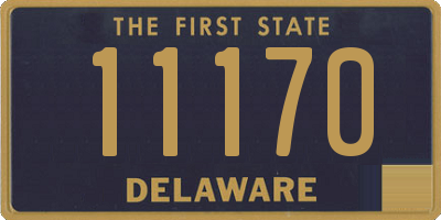 DE license plate 11170