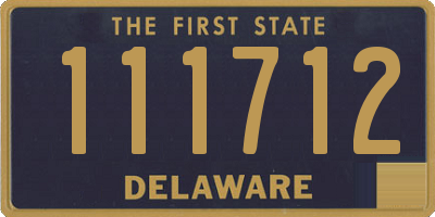 DE license plate 111712