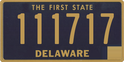 DE license plate 111717