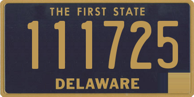 DE license plate 111725