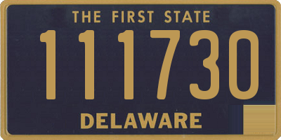 DE license plate 111730