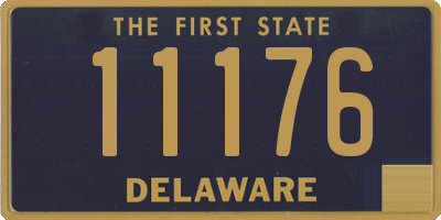 DE license plate 11176