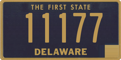 DE license plate 11177