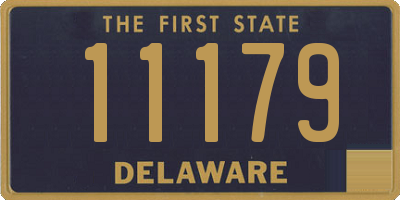 DE license plate 11179