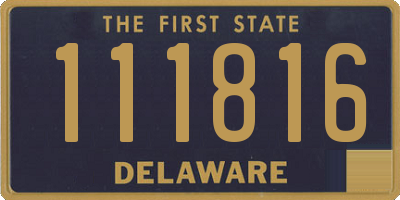 DE license plate 111816