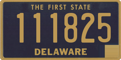 DE license plate 111825