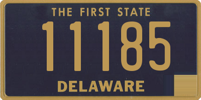 DE license plate 11185