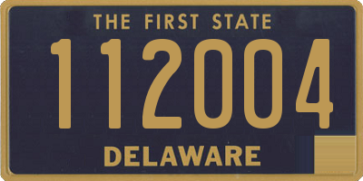 DE license plate 112004