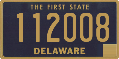 DE license plate 112008