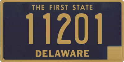 DE license plate 11201