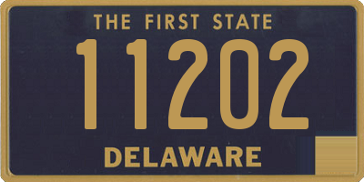 DE license plate 11202