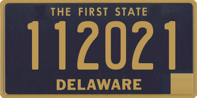 DE license plate 112021