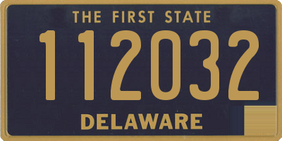 DE license plate 112032