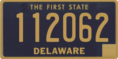 DE license plate 112062