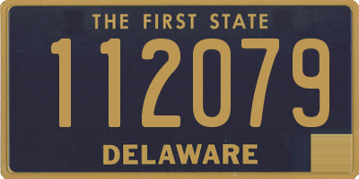 DE license plate 112079