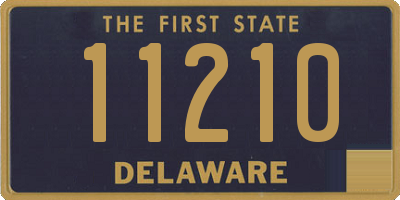 DE license plate 11210