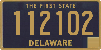 DE license plate 112102