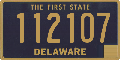 DE license plate 112107