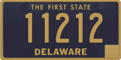 DE license plate 11212