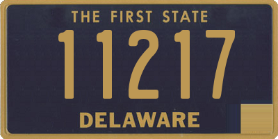 DE license plate 11217