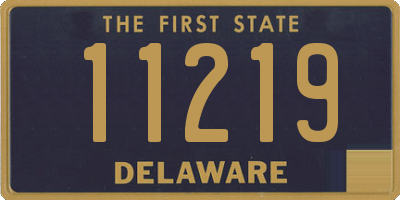 DE license plate 11219