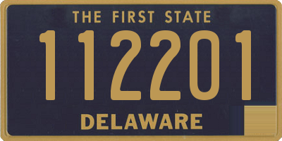 DE license plate 112201