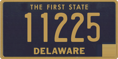 DE license plate 11225