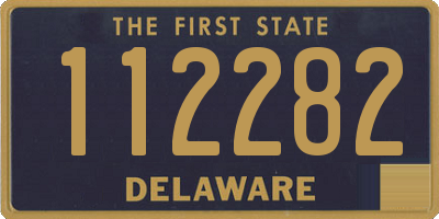 DE license plate 112282