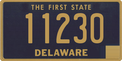 DE license plate 11230