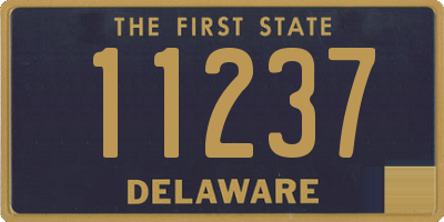 DE license plate 11237