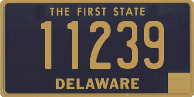 DE license plate 11239