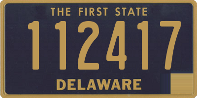 DE license plate 112417